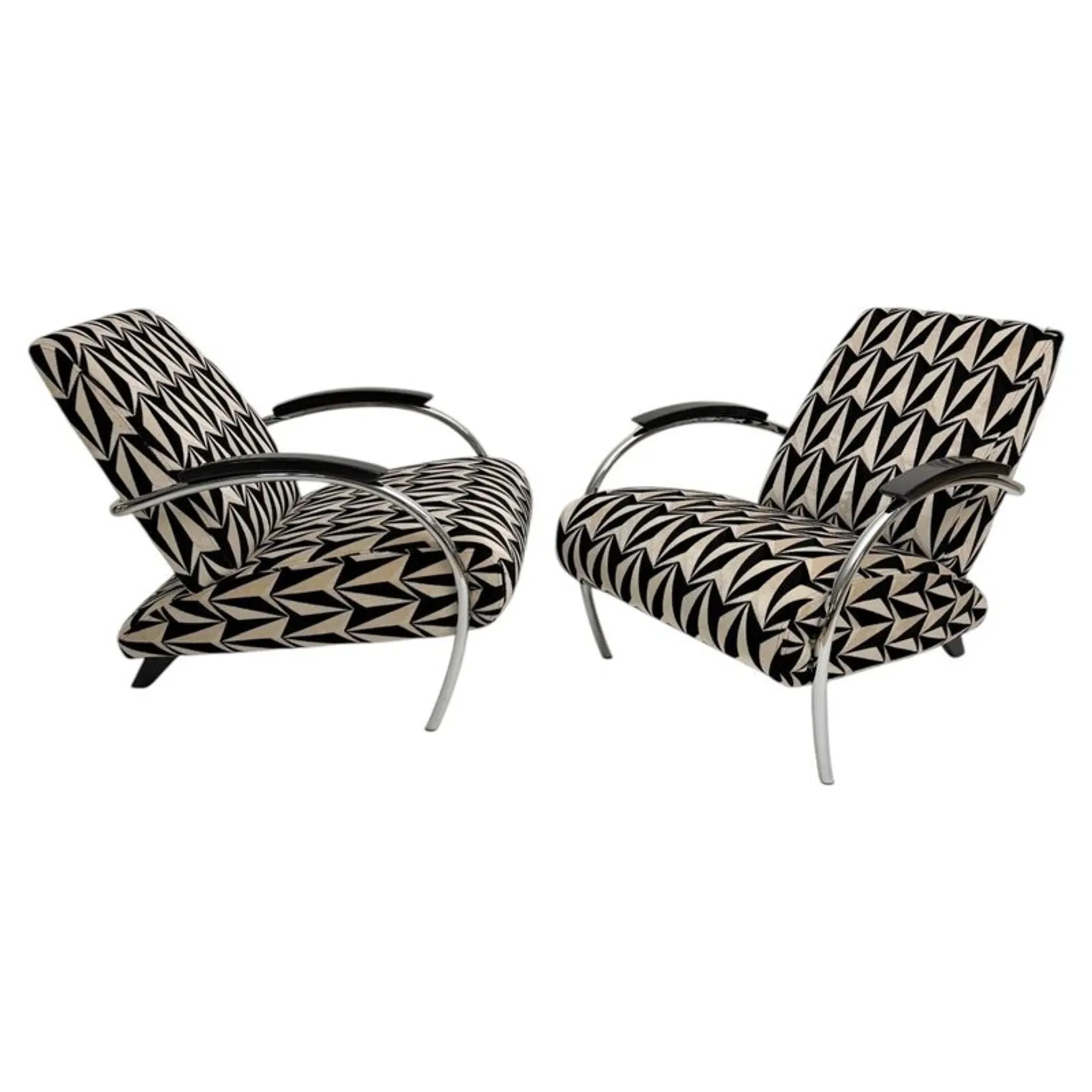 Tubular steel armchairs  by Gelderland, Netherlands, 1990, set of 2