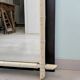 Miroir vintage style bambou blanc 84 x 63 cm – Décoration chic et intempore