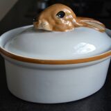 Paris Sologne porcelain terrine dish, Ferrand creation