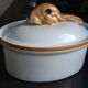 Paris Sologne porcelain terrine dish, Ferrand creation