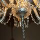 5 lights crystal pendant chandelier from Czechoslovakia