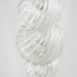 Murano glass and bronze floor lamp attributed to Seguso Vetri, Italy.