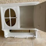 Old storage unit with mirror