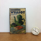 Enamelled plate chicory Williot