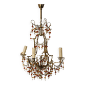 Lustre perles de verre
