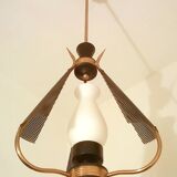 Pendant Lamp attributed to Angelo Lelli for Arredoluce, 1950s