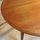 Scandinavian vintage teak dining table with 2 extension cords hidden by Svend Aage Madsen for Knudsen - Son, Denmark