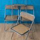Series 4 folding cane chairs