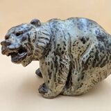 Royal Copenhagen glazed bear by Knud Kyhn 1950s rare