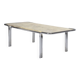 Marble and Tubular Metal Coffee Table, 1970s