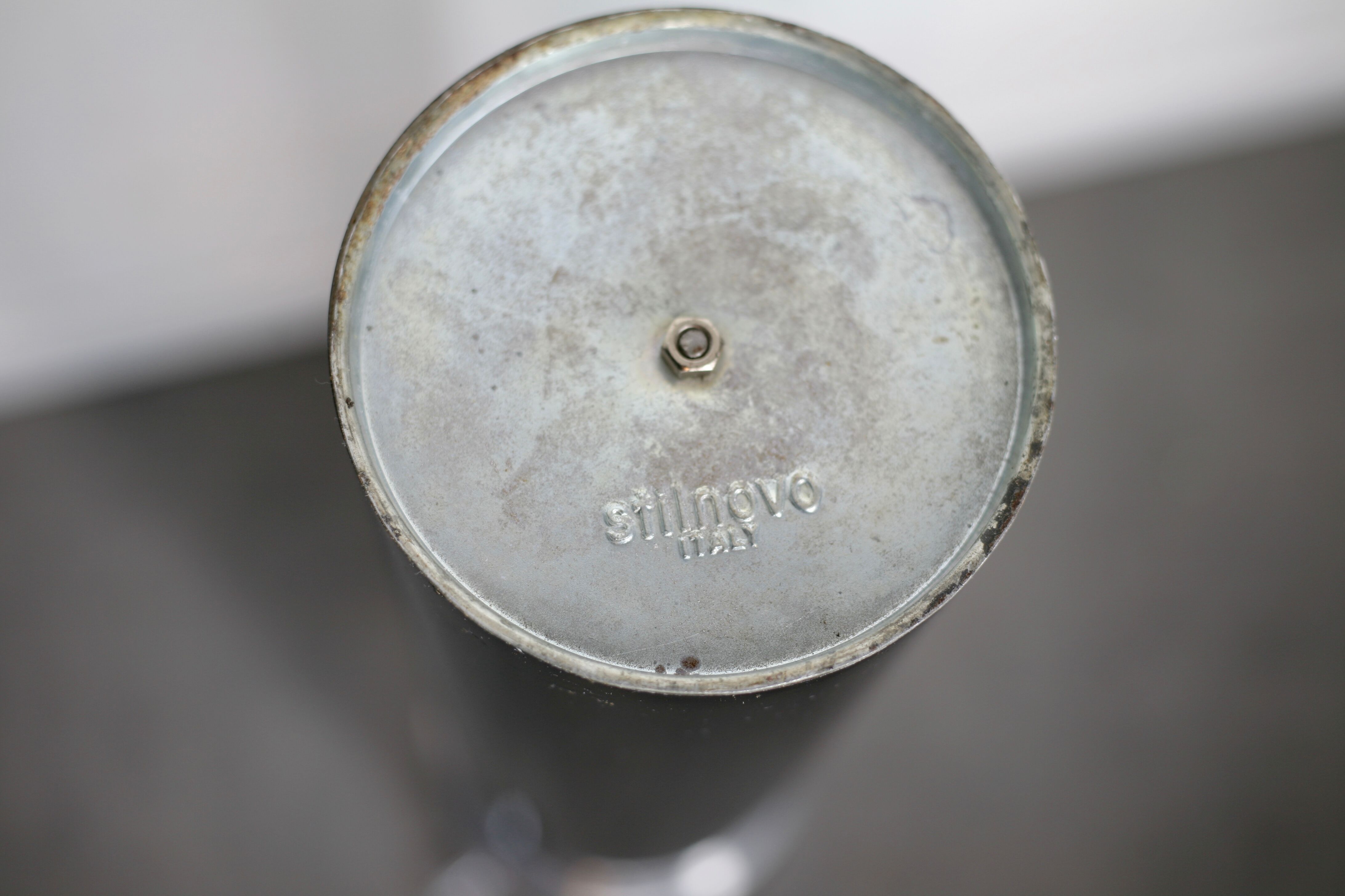 Ashtray on Italy 1960 Stilnovo steel foot