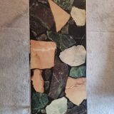 70s vintage chrome and resin coffee table