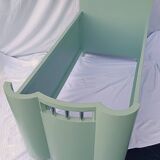 wooden bed 1950s child