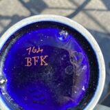 Pretty little vase, enamelled bfk boch and brother