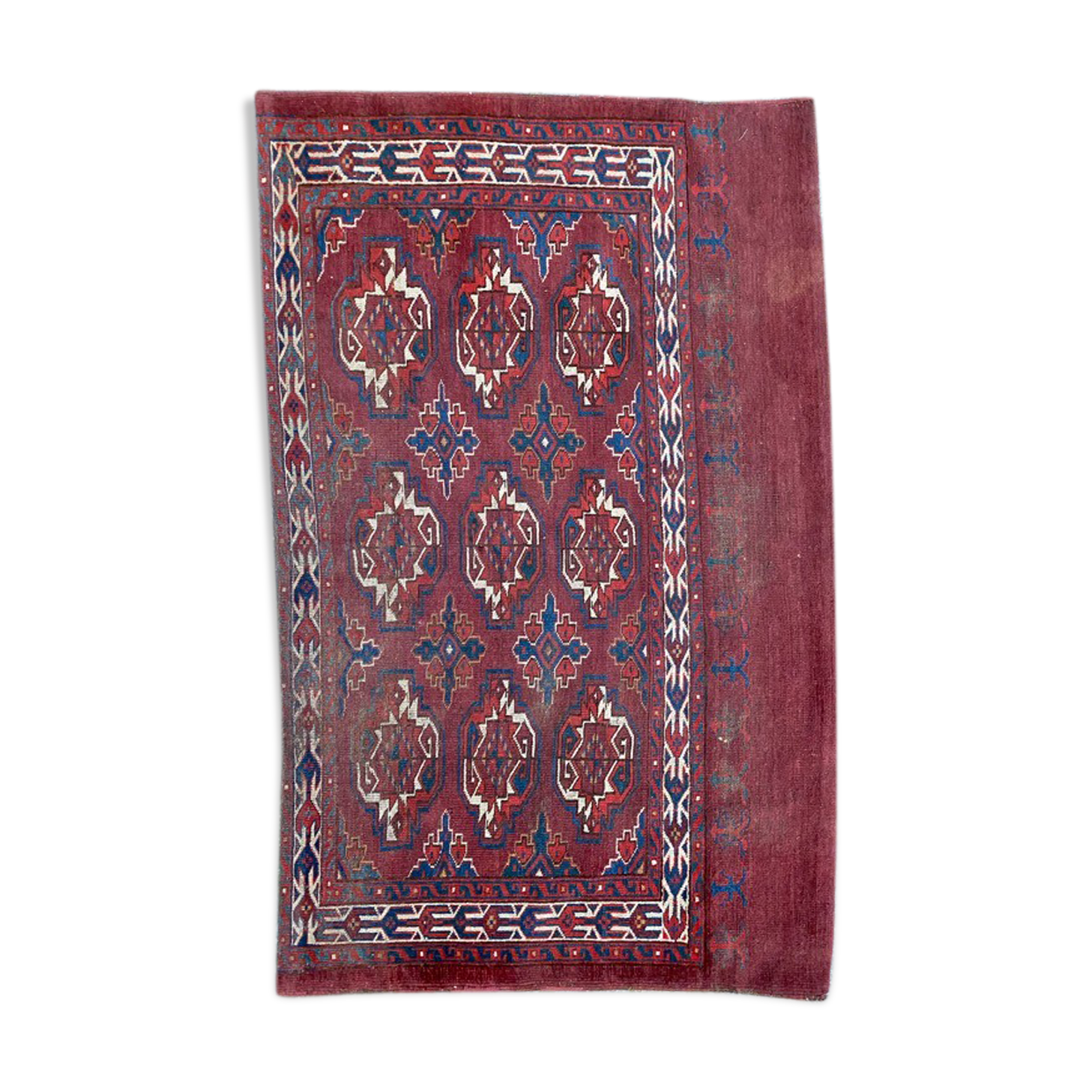 Carpet old saddle Boukhara 129x182 cm