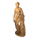 Charles van oemberg 'venus' sculpture of a female nude with drapery, terracotta, c.