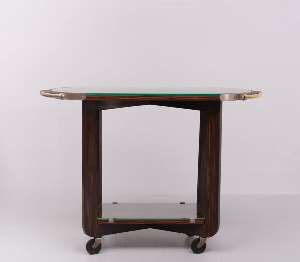 Desserte de service Art Déco en bois de Coromandel 1930