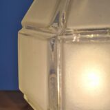 Table lamp in pressed glass