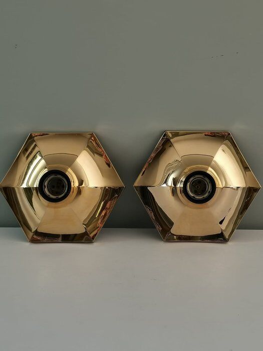 Pair of Italian wall lamps Fosnova - "Cloe"