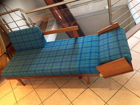 Daybed scandinave rétro années 50-60