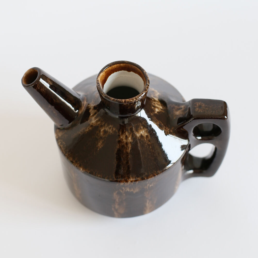 Enamelled teapot