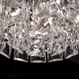 Kinkeldey 6 Tiered Chrystal Chandelier, 1970s