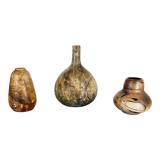 Set of 3 Studio Pottery Sculptural Objects Gerhard Liebenthron, Germany, 1970s