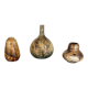 Set of 3 Studio Pottery Sculptural Objects Gerhard Liebenthron, Germany, 1970s