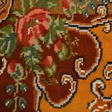 Wine Red & Orange Classic Vintage Kilim Rug, 171x289Cm