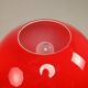 Grande lampe de table de l'ère spatiale avec abat-jour en verre d'Erco