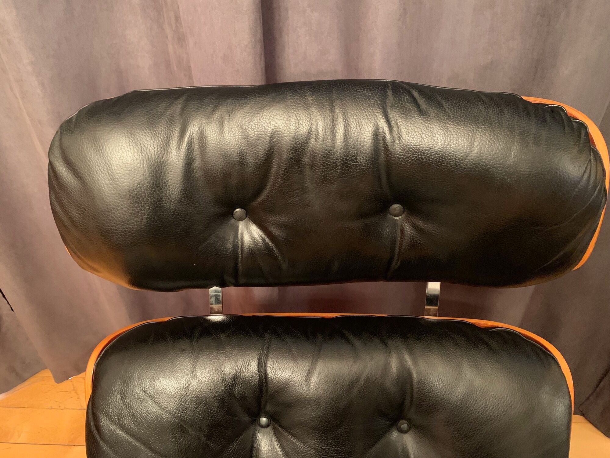 Armchair with footstool by Martin Stoll, Stoll Giroflex, Switzerland, 1960s.