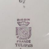 Lot 6 flat plates Digoin Sarreguemines