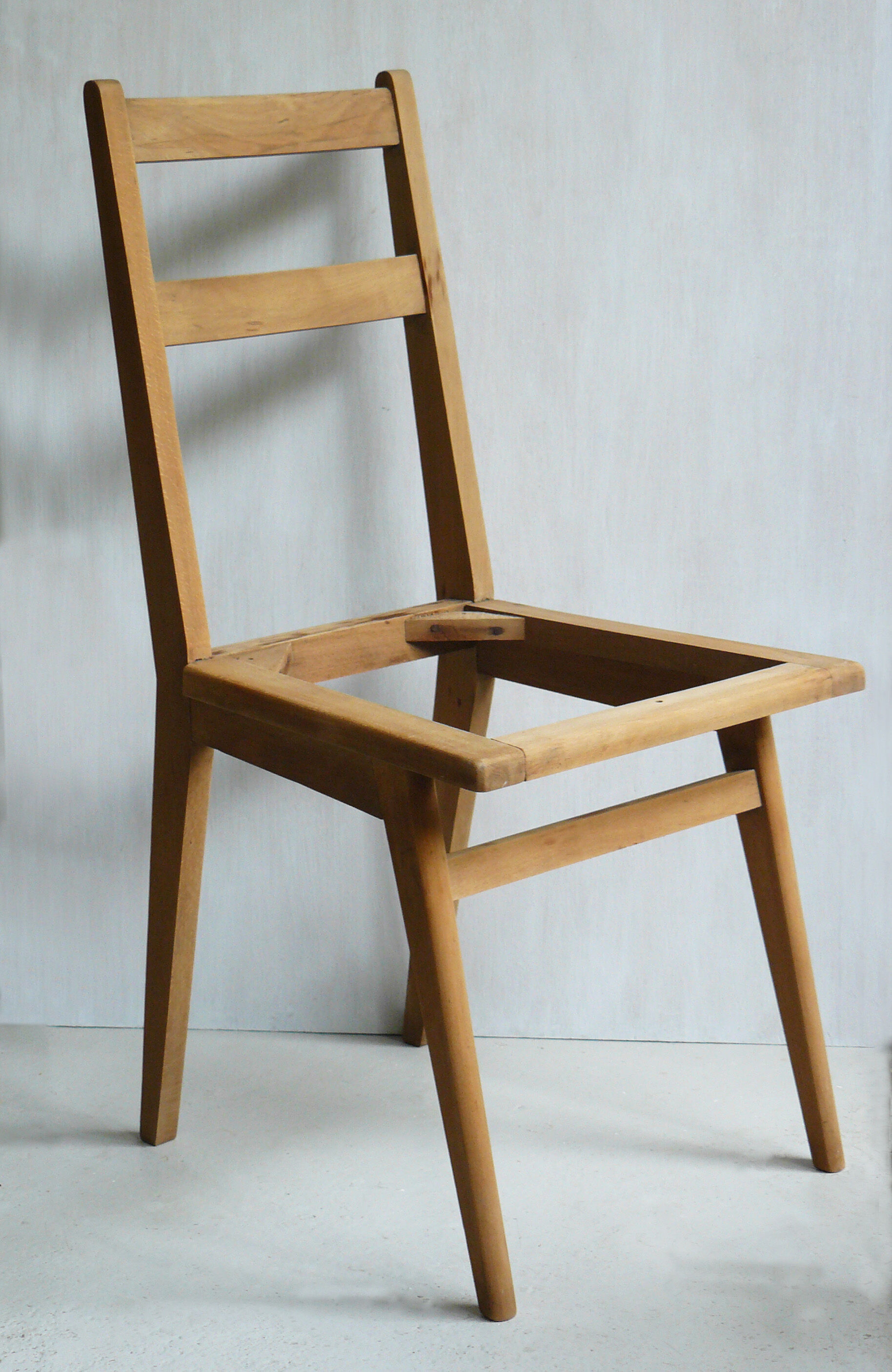 Pair of chairs 50-60 to upholster and skate