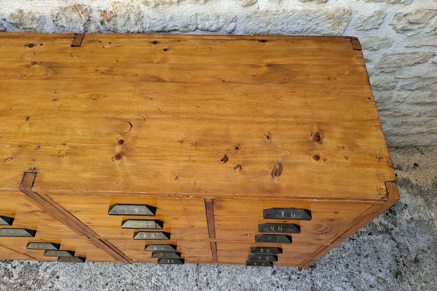 Craft cabinet with drawers