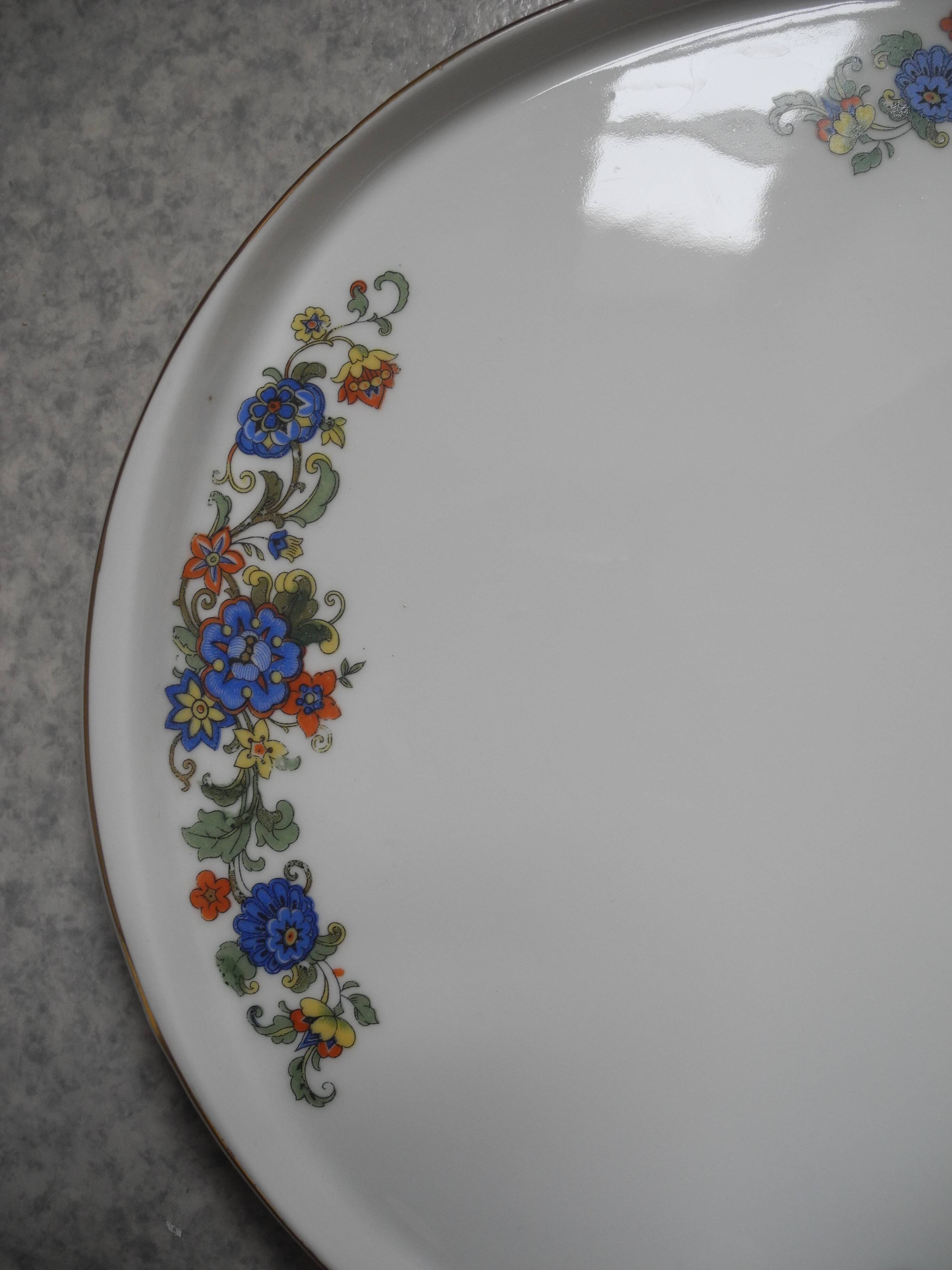 large antique porcelain dish art table antique porcelain dish