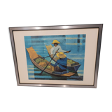 Vintage painting design 1970s