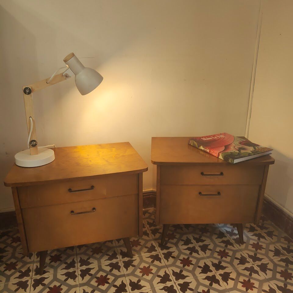 Vintage bedside tables