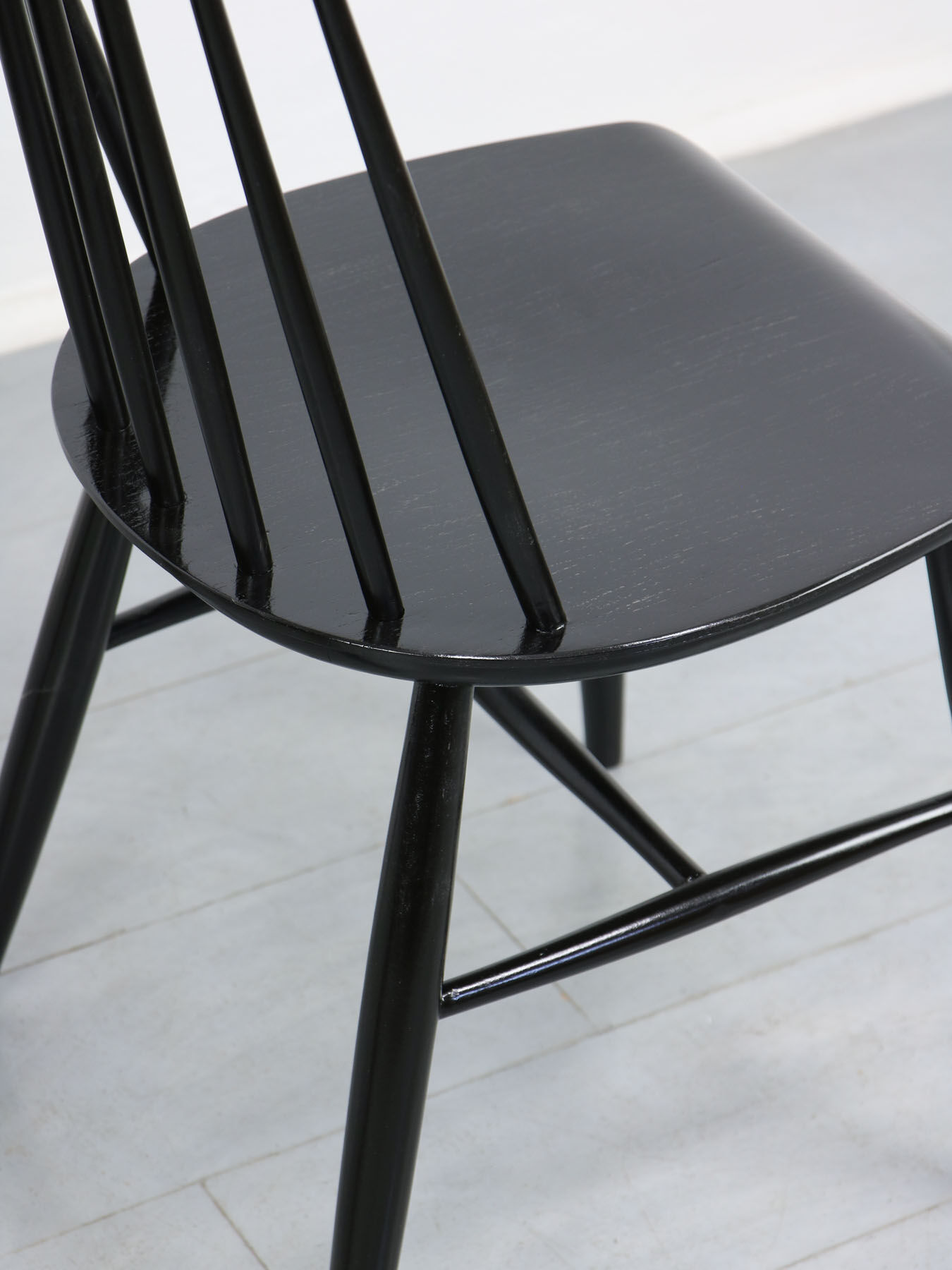 Pair of Black Fanet chair by Ilmari Tapiovaara, 1960s