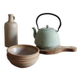 Set of two stoneware bowls
