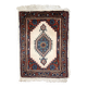 Tapis vintage fait main Hamadan en laine rouge (41cm x 59cm) – Années 1970