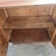 Asymmetrical antique Art Deco sideboard in rosewood veneer.