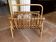 Rattan magazine rack