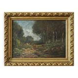 Un chemin avec des vaches Vittorio Bussolino (Turin 1853-1922)