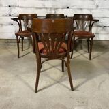 Set of 4 bistro armchairs