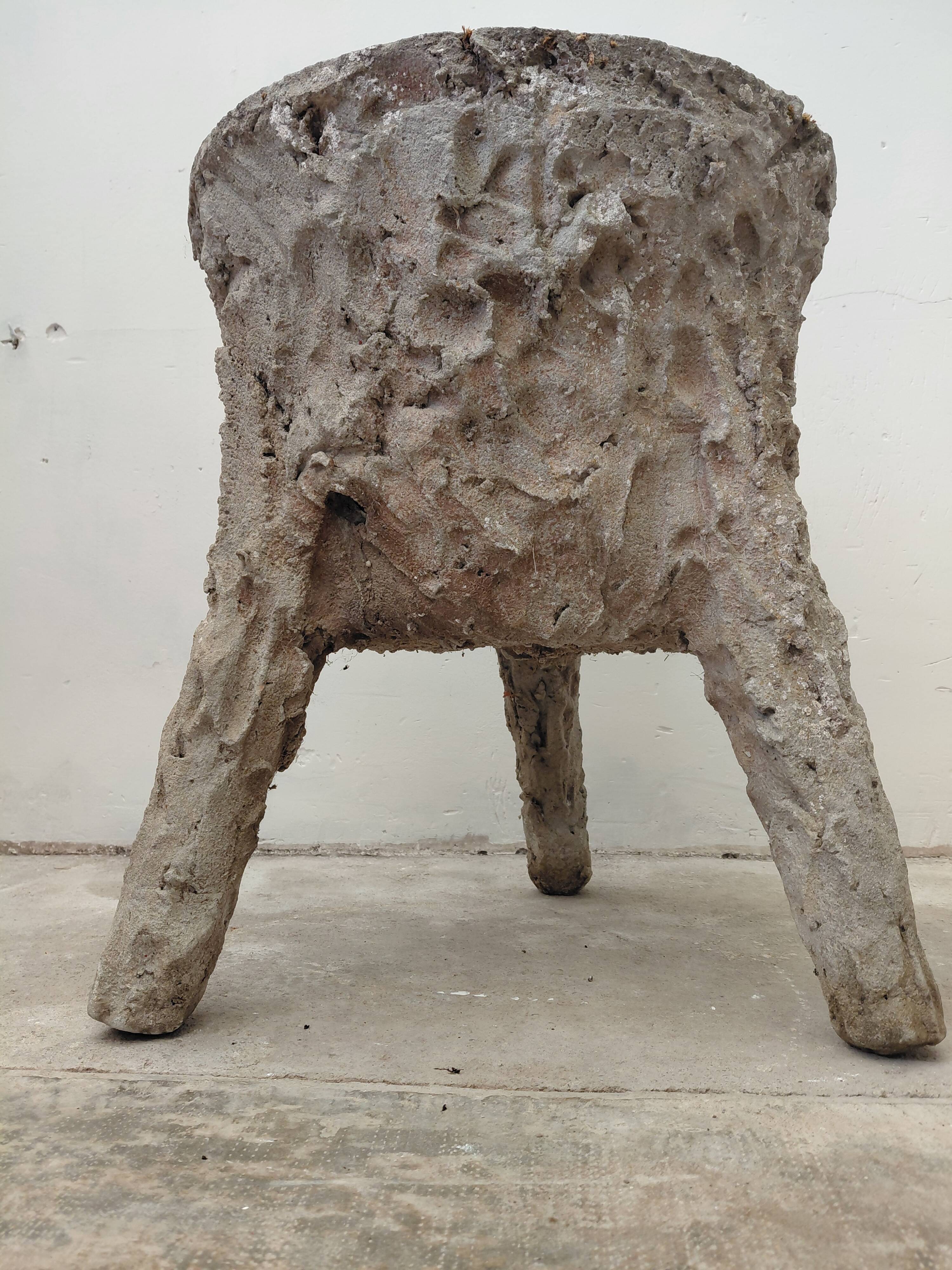 50s concrete planter