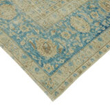 Handmade oriental contemporary 1980s 314 cm x 387 cm beige wool carpet