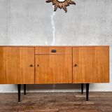 Vintage Scandinavian sideboard with gray legs