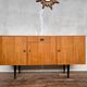 Vintage Scandinavian sideboard with gray legs