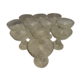 Lot of 11 beautiful cups to vintage champagne