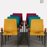 Set of 8 Pigalle chairs by Caramia for XO, 1990